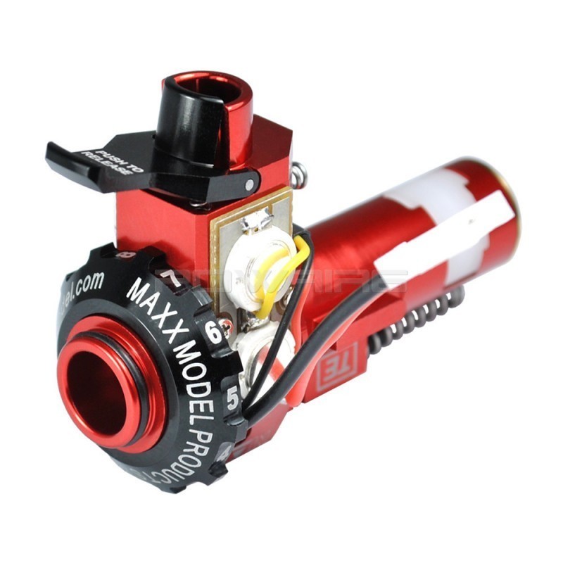 Maxx Model CNC Hopup Chamber TE PRO w/ LED for M4 AEG