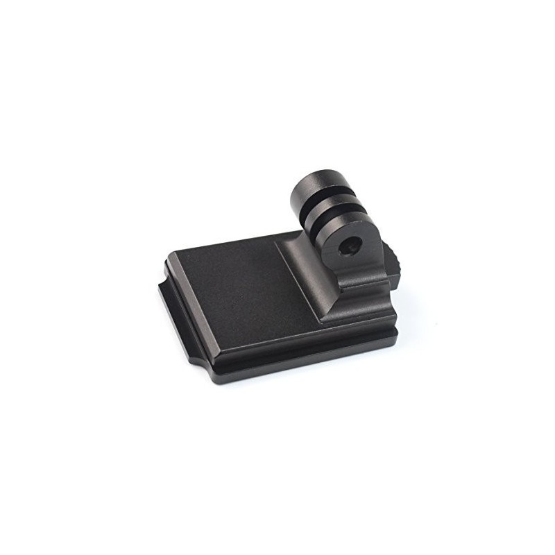 ALUMINUM HELMET NVG MOUNT FOR ACTION CAM - BLACK