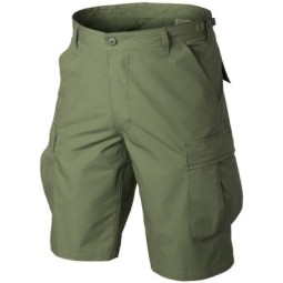 BDU SHORTS - OLIVE GREEN -HELOKIN-TEX