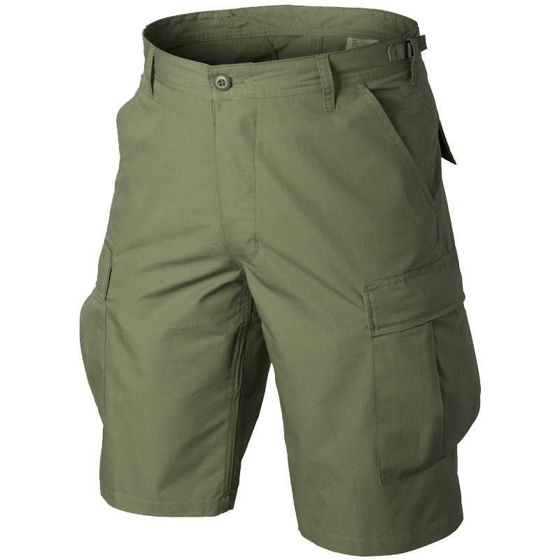 BDU SHORTS - OLIVE GREEN -HELOKIN-TEX