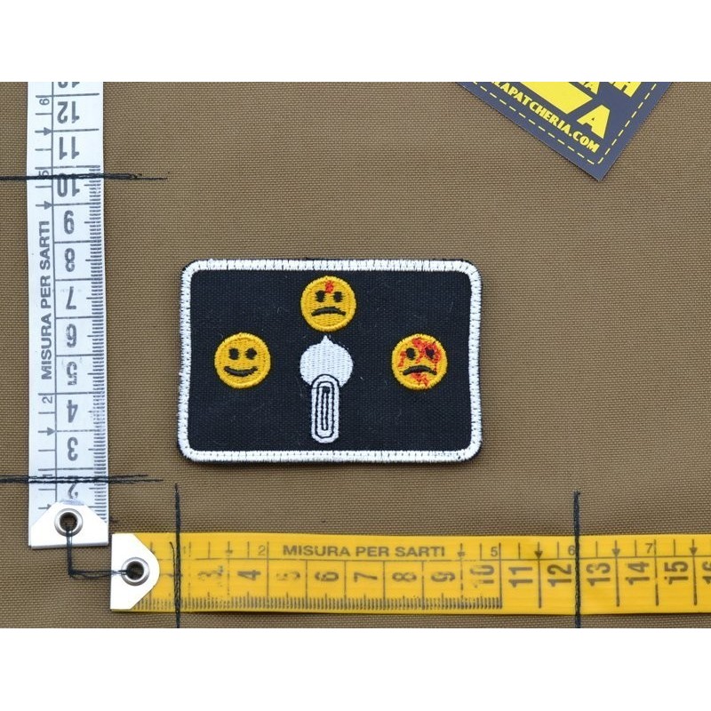 PATCH RICAMATA 'SAFE SEMI AUTO - BLACK