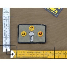 EMBROIDERED PATCH 'SAFE SEMI AUTO - SAND'