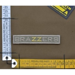 BRAZZERS EMBROIDERED PATCH - SAND - LA PATCHERIA