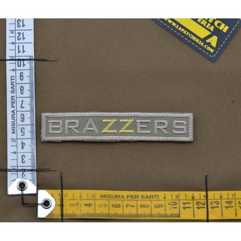 PATCH RICAMATA BRAZZERS - SABBIA - LA PATCHERIA 