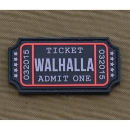 PVC PATCH 'VALHALLA TICKET' WALHALLA
