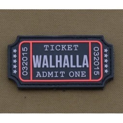 PVC PATCH 'VALHALLA TICKET' WALHALLA