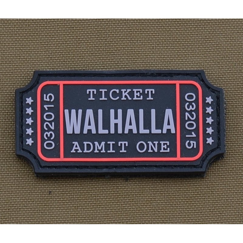 PVC PATCH 'VALHALLA TICKET' WALHALLA