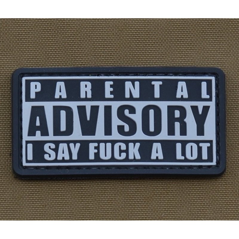 PVC PATCH 'I SAY F**K A LOT'