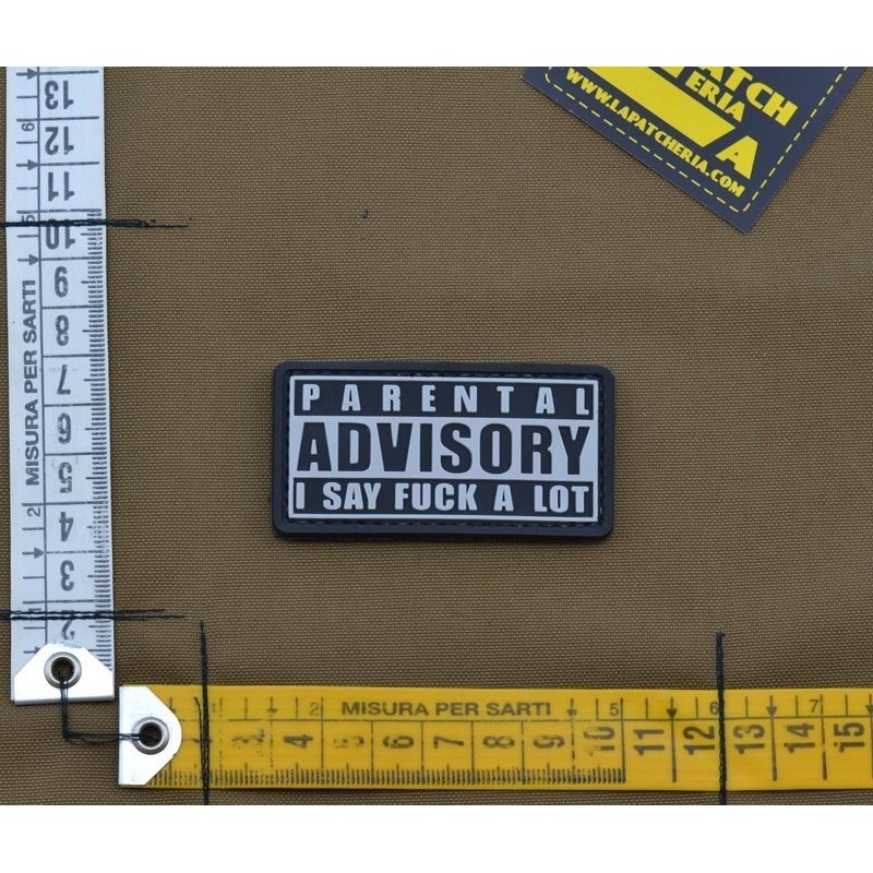 PVC PATCH 'I SAY F**K A LOT'