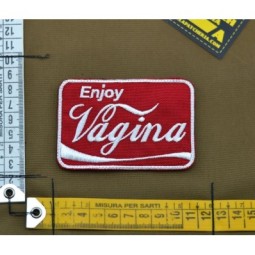 PATCH RICAMATA -ENJOY VAGINA - LA PATCHERIA