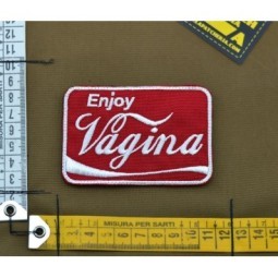 PATCH RICAMATA -ENJOY VAGINA - LA PATCHERIA