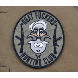 'GOAT FUCKERS HUNTING CLUB' EMBROIDERED PATCH