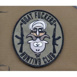 'GOAT FUCKERS HUNTING CLUB' EMBROIDERED PATCH