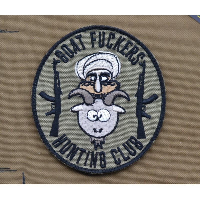 PATCH RICAMATA 'GOAT FUCKERS HUNTING CLUB'