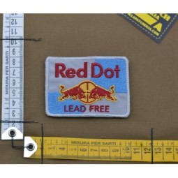 PATCH RICAMATA 'RED DOT - LEAD FREE'