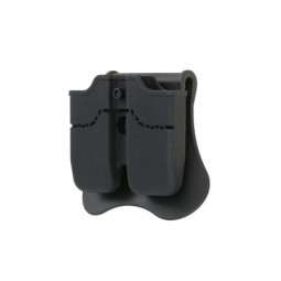 HIGH-TECH POLYMER MAGAZINE POUCH FOR 1911 SINGLE STACK - BLACK -CYTAC