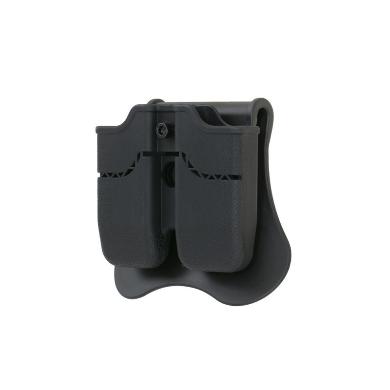 HIGH-TECH POLYMER MAGAZINE POUCH FOR 1911 SINGLE STACK - BLACK -CYTAC