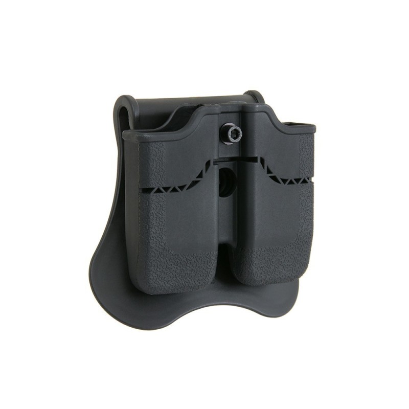 HIGH-TECH POLYMER MAGAZINE POUCH FOR 1911 SINGLE STACK - BLACK -CYTAC