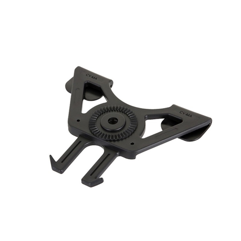 HIGH-TECH POLYMER MAGAZINE POUCH FOR 1911 SINGLE STACK - BLACK -CYTAC