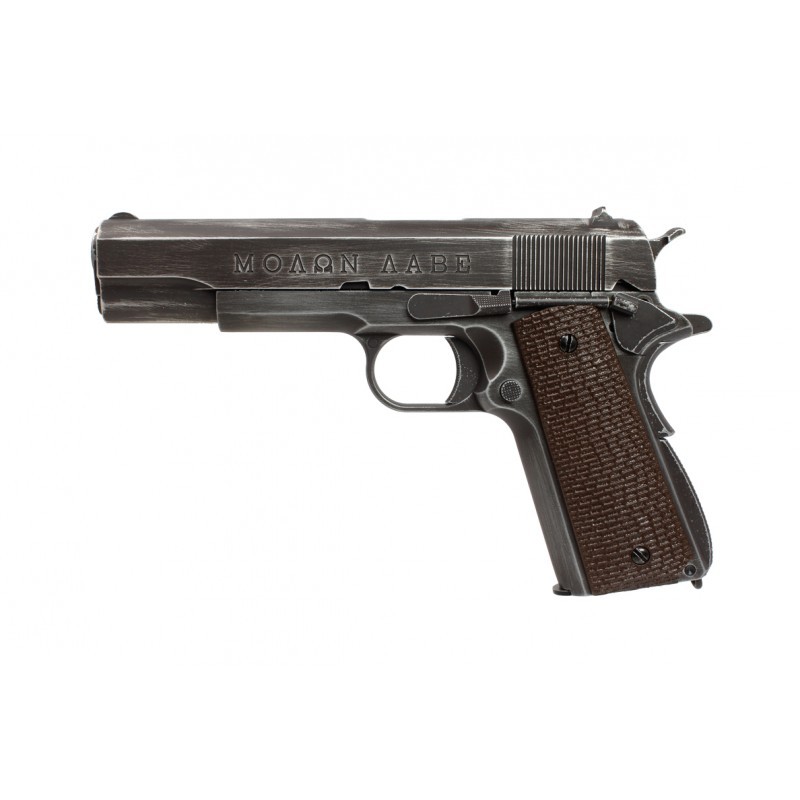 Pistola GBB  1911 ΜΟΛΩΝ ΛΑΒΕ Brown Grip - AW Custom