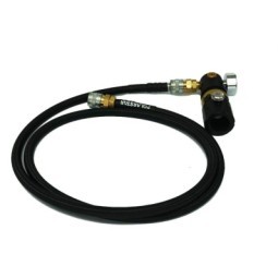 BRAIDED HOSE + PRESSURE REGULATOR WITH MANOMETER FOR HPA TANKS - POLARSTAR