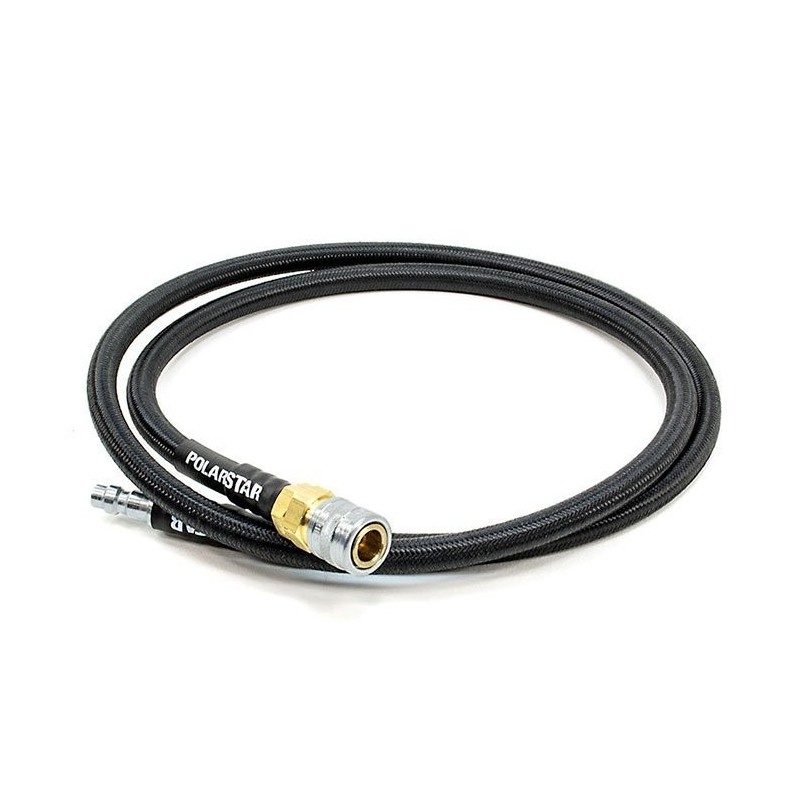 BRAIDED HOSE + PRESSURE REGULATOR WITH MANOMETER FOR HPA TANKS - POLARSTAR