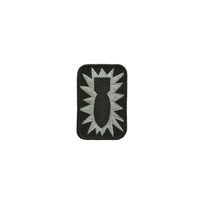 EMBROIDERED PATCH EOD EMBLEM - BLACK