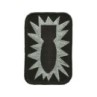 PATCH RICAMATA  STEMMA EOD - BLACK
