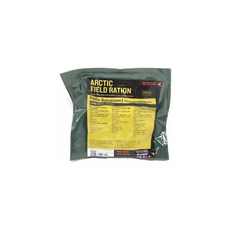 MRE COMPLETO Pasta Bolognese - Arctic Field Ration - REAL FIELD MEAL 