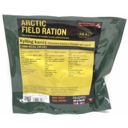 COMPLETE MRE Chicken Curry - Arctic Field Ration - REAL FIELD MEAL