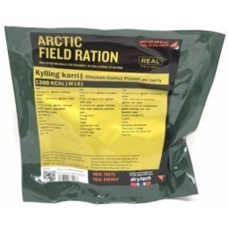 COMPLETE MRE Chicken Curry - Arctic Field Ration - REAL FIELD MEAL