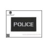Patch POLICE piccola COR-DURA. Scritta catarifrangente - black - EM  
