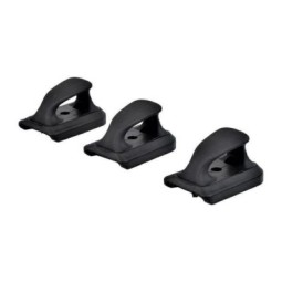 SET OF 3 SPEED PLATES FOR GLOCK 19/17/18 OR SIMILAR - BLACK - ELEMENT