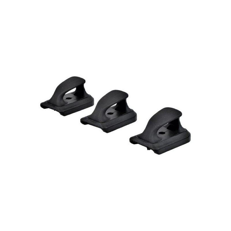 SET OF 3 SPEED PLATES FOR GLOCK 19/17/18 OR SIMILAR - BLACK - ELEMENT