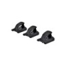 SET OF 3 SPEED PLATES FOR GLOCK 19/17/18 OR SIMILAR - BLACK - ELEMENT