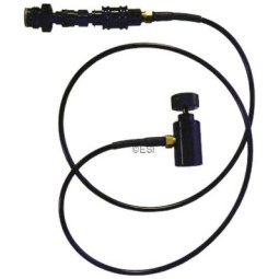 Microbore Remote Line with Slide Check - Black - TIPPMANN