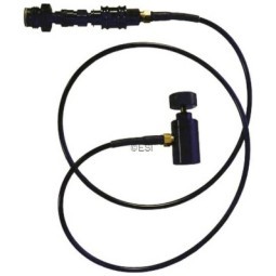 Microbore Remote Line with Slide Check - Black - TIPPMANN