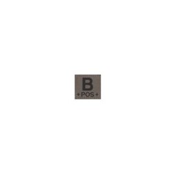 PATCH GRUPPO SANGUIGNO - B POS -  RAL7013 - CLAWGEAR 