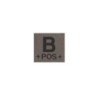 BLOOD TYPE PATCH - B POS - RAL7013 - CLAWGEAR