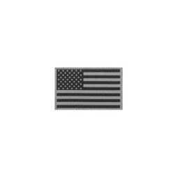 USA Flag Patch - BLACK/GREY - CLAWGEAR