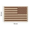 USA Flag Patch REVERSED - DESERT  - CLAWGEAR 