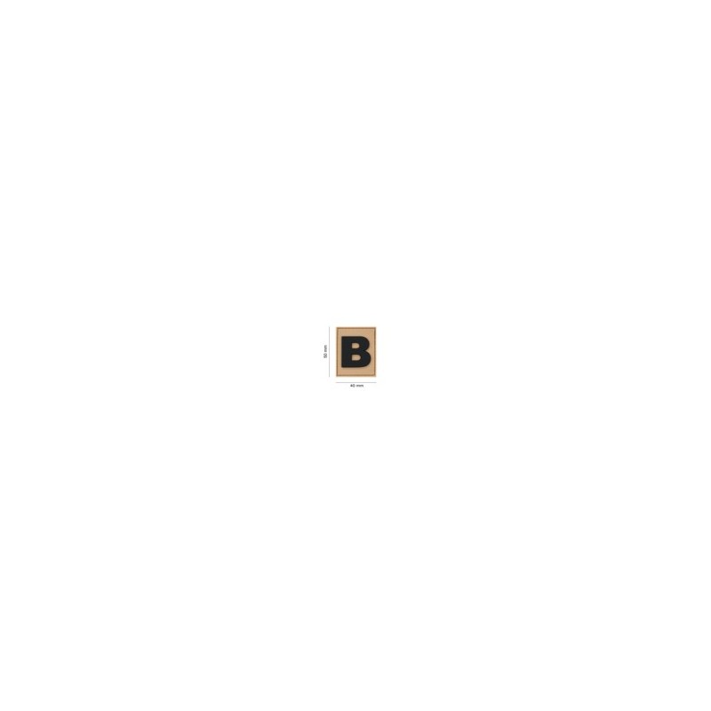 PATCH IDENTIFICATIVA MEMBRO B - TAN  - JTG 