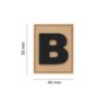 MEMBER IDENTIFICATION PATCH B - TAN - JTG