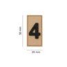 MEMBER IDENTIFICATION PATCH 4 - TAN - JTG
