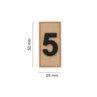 PATCH IDENTIFICATIVA MEMBRO 5 - TAN  - JTG 