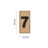 MEMBER IDENTIFICATION PATCH 7 - TAN - JTG