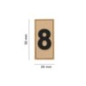 PATCH IDENTIFICATIVA MEMBRO 8
 - TAN  - JTG 