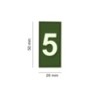 PATCH IDENTIFICATIVA MEMBRO 5 - OD  - JTG 