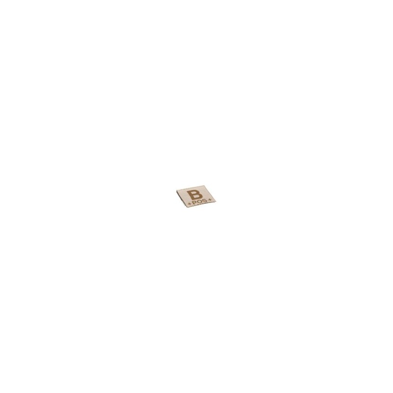 PATCH GRUPPO SANGUIGNO - B POS -  DESERT - CLAWGEAR 