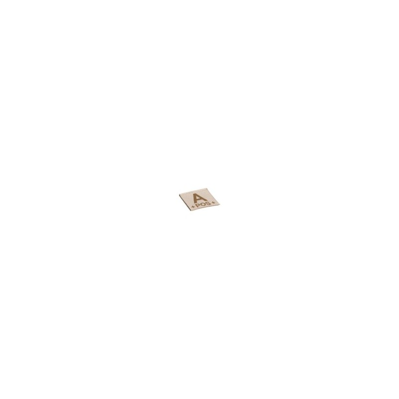 PATCH GRUPPO SANGUIGNO - A POS -  DESERT - CLAWGEAR 